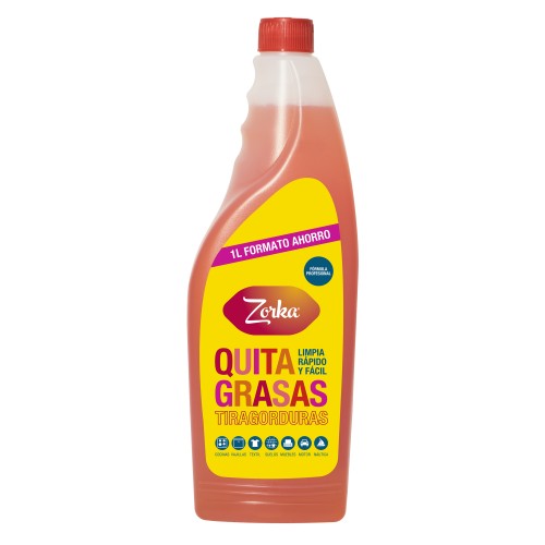 ZORKA QUITA GRASAS REC.1000 ML C/12 LIMPIAGRASA